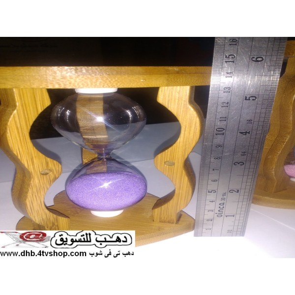 ساعة رملية مدتها 10 دقائق ارتفاعها 15 سم شيك جدا